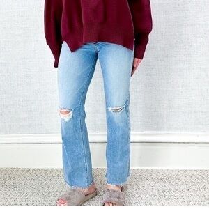 Black Orchid Kick Flare Jeans